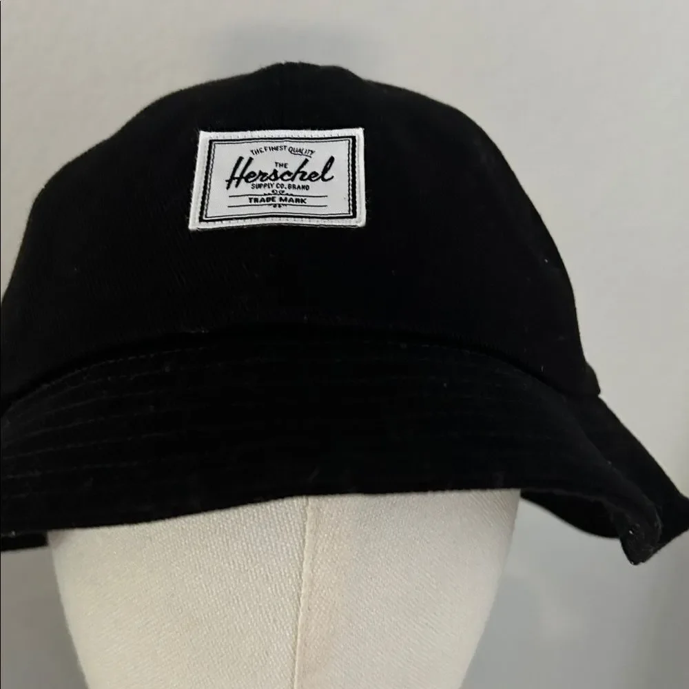 Herschel Supply Co, Henderson Bucket Hat, Black Denim, Size Small/Medium